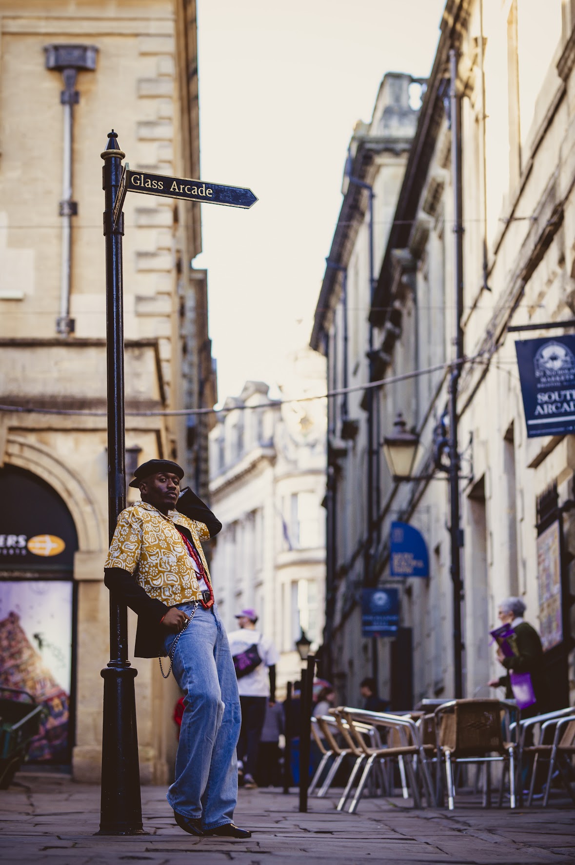 Trepetsi street style portrait at Glass Arcade